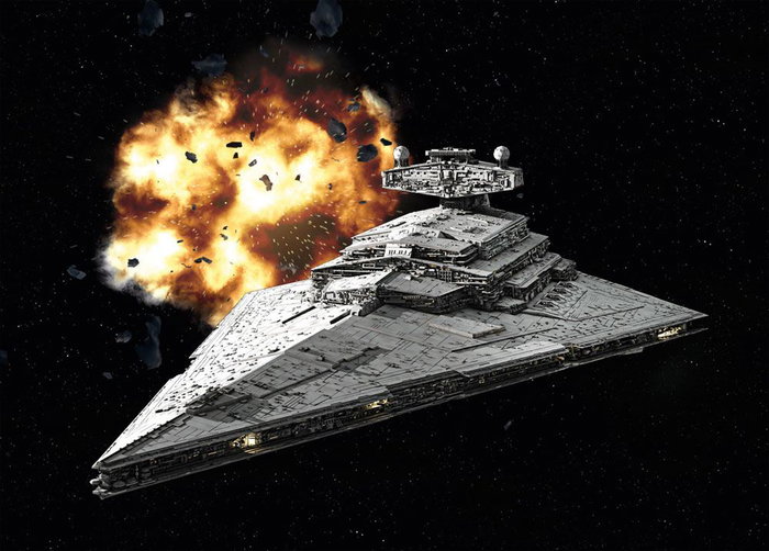 Star Wars Maqueta 1/12300 Imperial Star Destroyer 13 cm