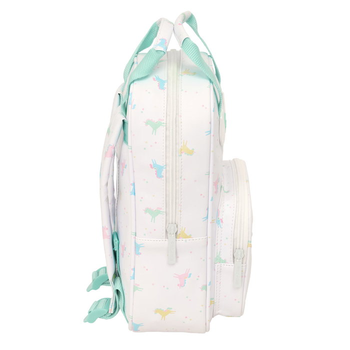 Mochila Escolar Safta Unicornio Beige 20 x 28 x 8 cm