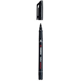 Stabilo OHPen Universal Marcador Permanente Punta Media 1mm Negro Pack de 10