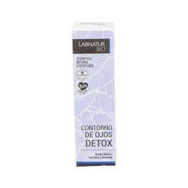 Labnatur Bio Crema Contorno de Ojos Detox con Ginseng 30 ml - Anti-Arrugas, Natural, BioVidaSana, Envase Aluminio Reciclable