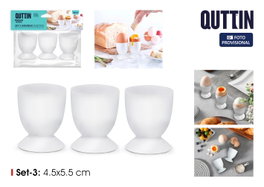 Inde Quttin Set de 3 Hueveras de Plástico (24 Unidades) lifetyle