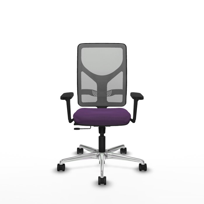 PIQUERAS Y CRESPO Silla de oficina Motilla con mecanismo Sincro/Traslack, Tela Morada y Malla Gris PIQUERAS Y CRESPO Silla de oficina Motilla con mecanismo Sincro/Traslack, Tela Morada y Malla Gris