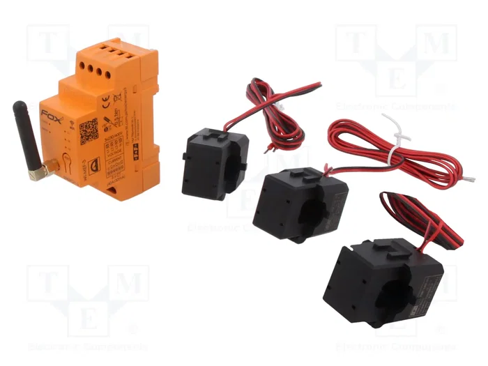 F&F Monitor de electricidad FOX WIFI 200A para raíl DIN F&F Monitor de electricidad FOX WIFI 200A para raíl DIN