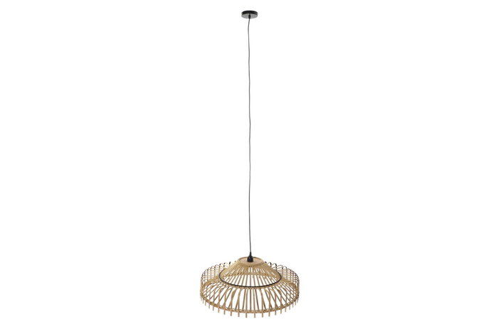 DKD Home Decor Lámpara de Techo Bambu Marron 61 x 31 x 61 cm