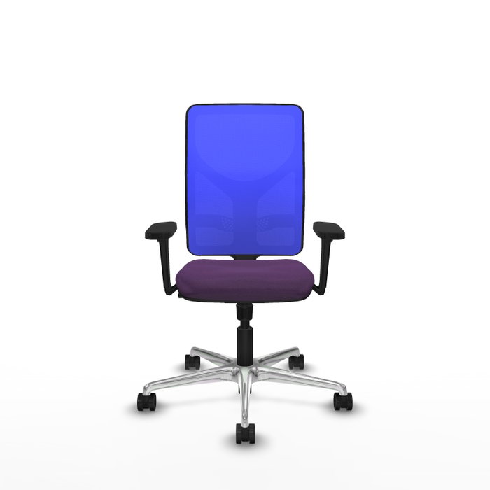 PIQUERAS Y CRESPO Silla de oficina Motilla con mecanismo Sincro, Morado y Azul PIQUERAS Y CRESPO Silla de oficina Motilla con mecanismo Sincro, Morado y Azul
