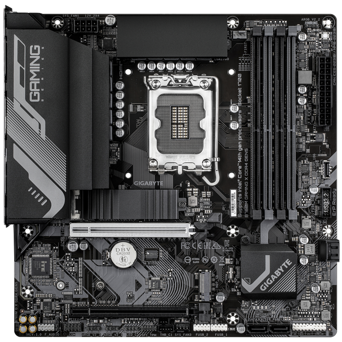 GIGABYTE Placa Base B760M GAMING X DDR4 compatible con Intel 14ª Gen, DDR4