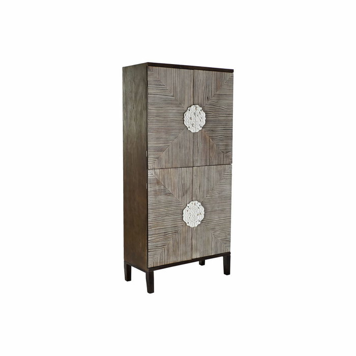 DKD Home Decor Armario Abeto MDF 86x41x181 Envejecido DKD Home Decor Armario Abeto MDF 86x41x181 Envejecido