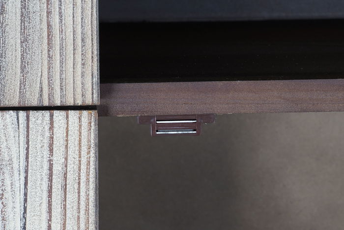 DKD Home Decor Armario Árabe 41 x 181 x 86 cm Marrón Claro / Marrón Oscuro