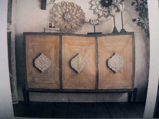 DKD Home Decor Armario Árabe 41 x 181 x 86 cm Marrón Claro / Marrón Oscuro