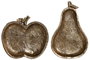 DKD Home Decor Bandeja Vaciabolsillos Resina Dorado 15x24x3 cm