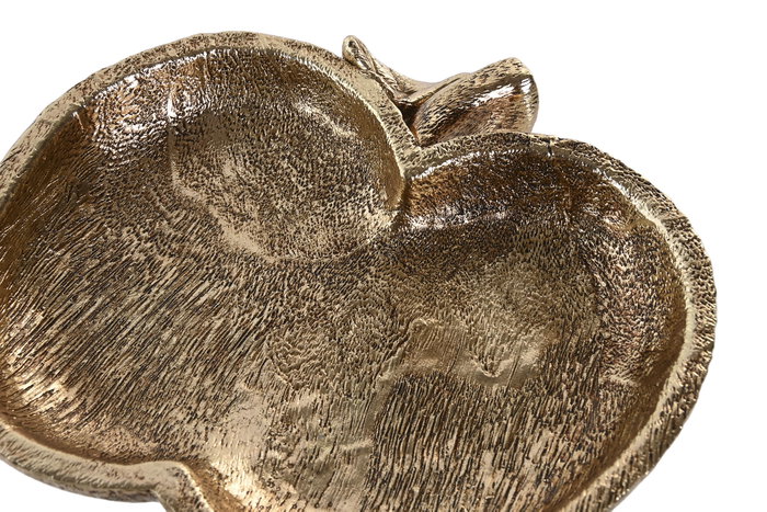 DKD Home Decor Bandeja Vaciabolsillos Resina Dorado 15x24x3 cm