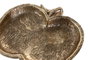 DKD Home Decor Bandeja Vaciabolsillos Resina Dorado 15x24x3 cm