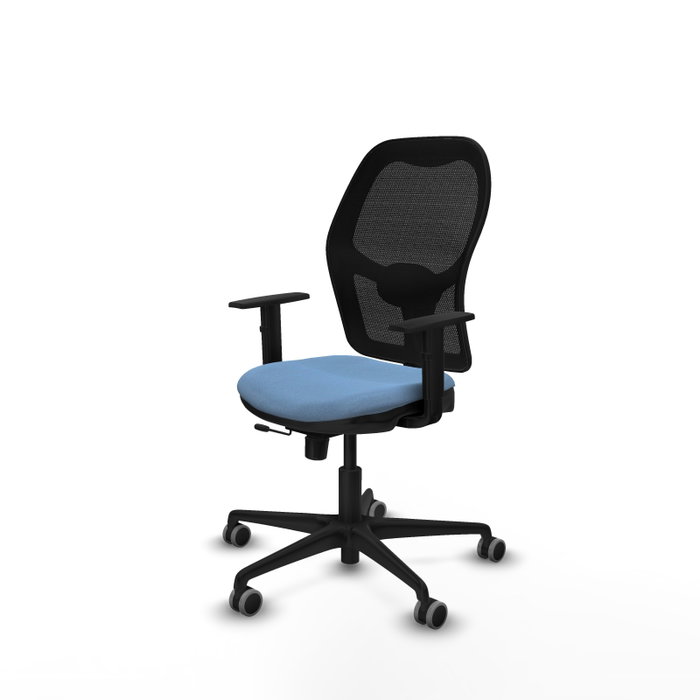 PIQUERAS Y CRESPO Silla de oficina Jorquera con mecanismo Sincro/Traslack Azul cielo