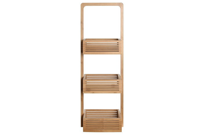 DKD Home Decor Estanteria 4 Unidades Natural Bambu Mdf 19 x 70 x 23 cm