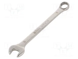 BETA Llave plana-estriada bilateral 15mm en acero inoxidable