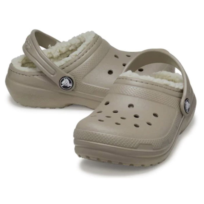 Zuecos Crocs Classic Lined Clog K Marrón S