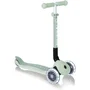 Patinete plegable de 3 ruedas - GLOBBER - JUNIOR LIGHTS ECOLOGIC - Verde pistacho - Luminoso - Plástico reciclado - 2 a 6 años - 50 Kg