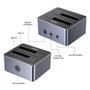 Unitek y-3026gy01-eu base de conexión para disco duro usb 3.2 gen 1 (3.1 gen 1) type-b gris