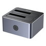 Unitek y-3026gy01-eu base de conexión para disco duro usb 3.2 gen 1 (3.1 gen 1) type-b gris