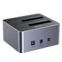 Unitek y-3026gy01-eu base de conexión para disco duro usb 3.2 gen 1 (3.1 gen 1) type-b gris