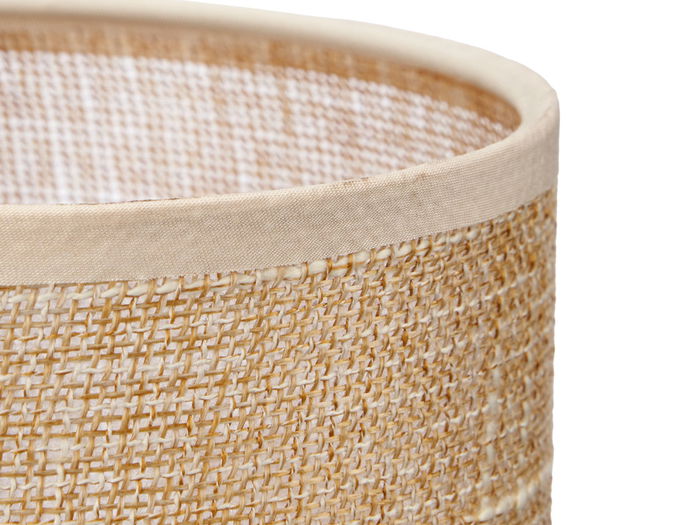 GIFTDECOR Lámpara Sobremesa Efecto Madera Redonda Marrón 14x20x14cm (Set de 12)