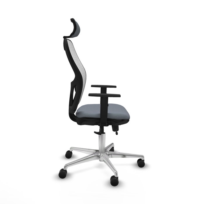 PIQUERAS Y CRESPO Silla de oficina Jorquera Sincro/Traslack Gris y Blanco