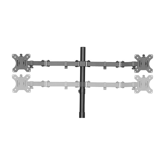 LogiLink Soporte para Monitor Cuádruple de Acero 13-32 pulg.