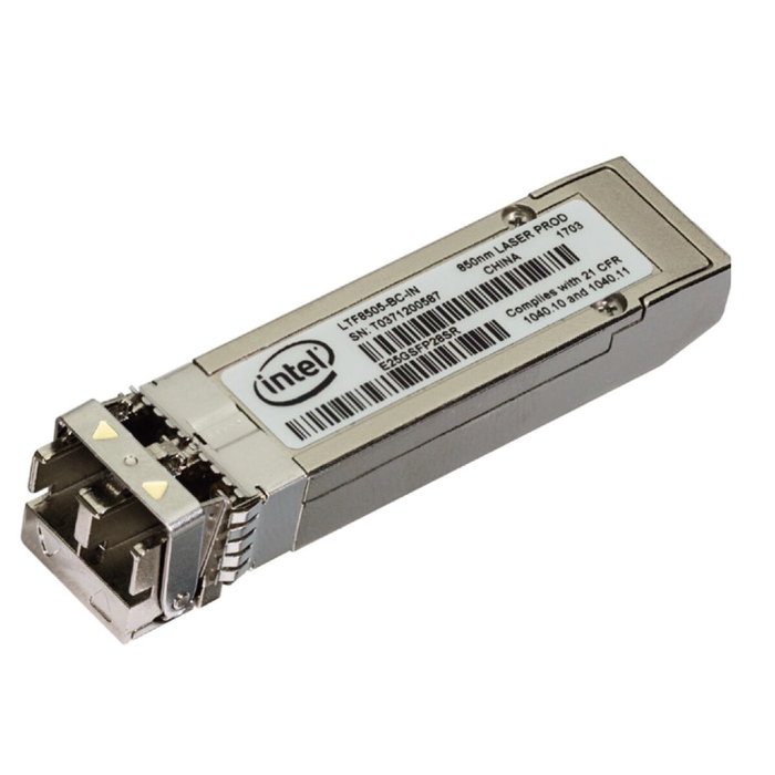Intel E25GSFP28SR Módulo transceptor de red Fibra óptica 25000 Mbit/s SFP28 850 nm Intel E25GSFP28SR Módulo transceptor de red Fibra óptica 25000 Mbit/s SFP28 850 nm