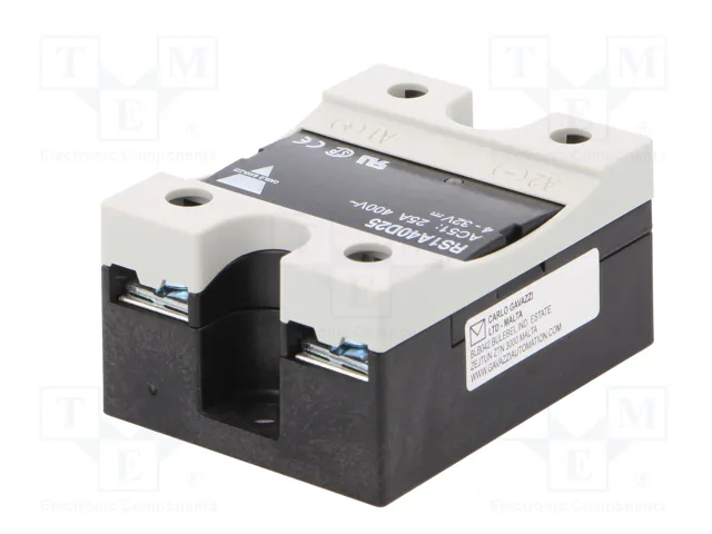 CARLO GAVAZZI RS1A40D25 Relé de semiconductor monofásico 25A 42-440VAC