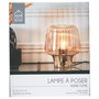 Home Deco Factory Lámpara Mesa Vidrio Ámbar Lounge d.18 cm h.21 cm