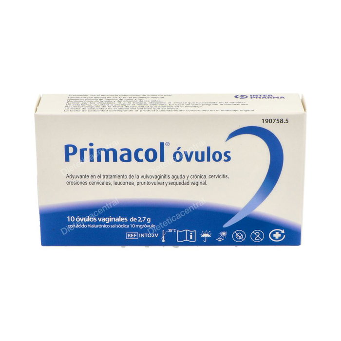 INTERPHARMA PRIMACOL 10 óvulos vaginales INTERPHARMA PRIMACOL 10 óvulos vaginales