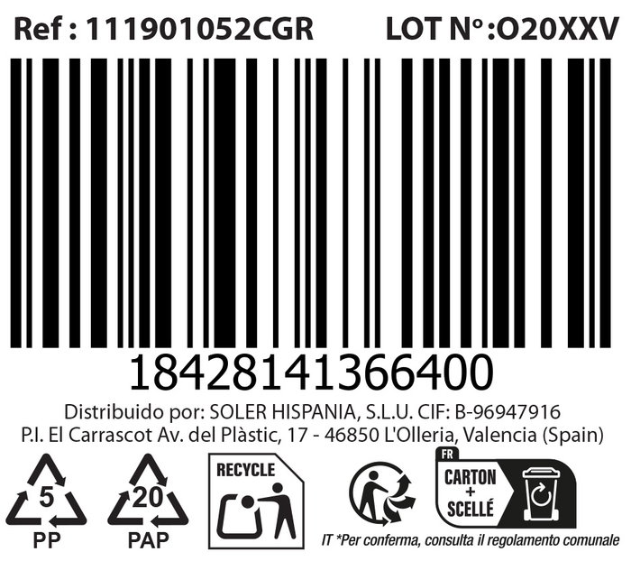 La Mediterranea Set 2 Tazas Café con Leche Lines Naira 21 cl (36 Cajas) La Mediterranea Set 2 Tazas Café con Leche Lines Naira 21 cl (36 Cajas)