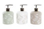 DKD Home Decor Dosificador de Cristal y ABS 350ml Surtido de 3 Colores
