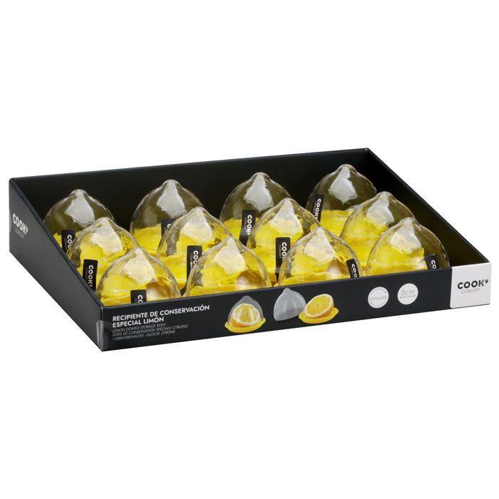 Cook Concept Recipiente para Conservar Limón con Tapa Bloqueable