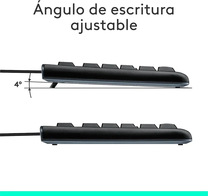 Logitech MK120 Combo de Teclado y Ratón USB Negro