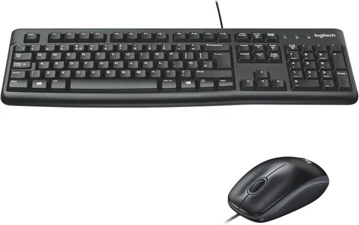 Logitech MK120 Combo de Teclado y Ratón USB Negro