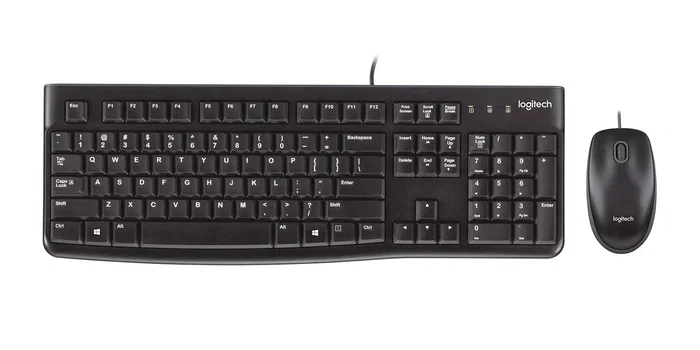 Logitech MK120 Combo de Teclado y Ratón USB Negro
