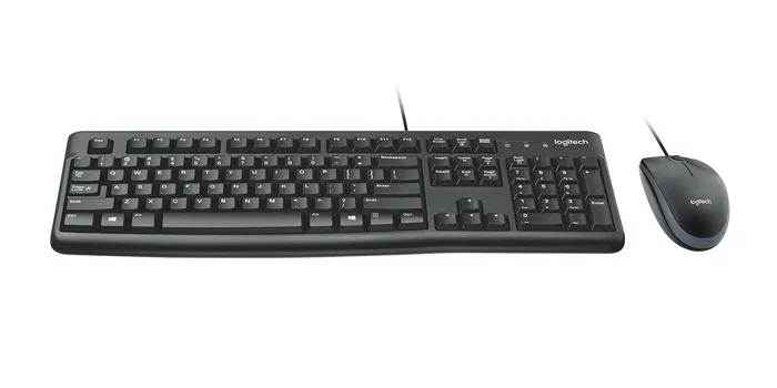 Logitech MK120 Combo de Teclado y Ratón USB Negro