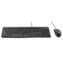 Logitech MK120 Combo de Teclado y Ratón USB Negro