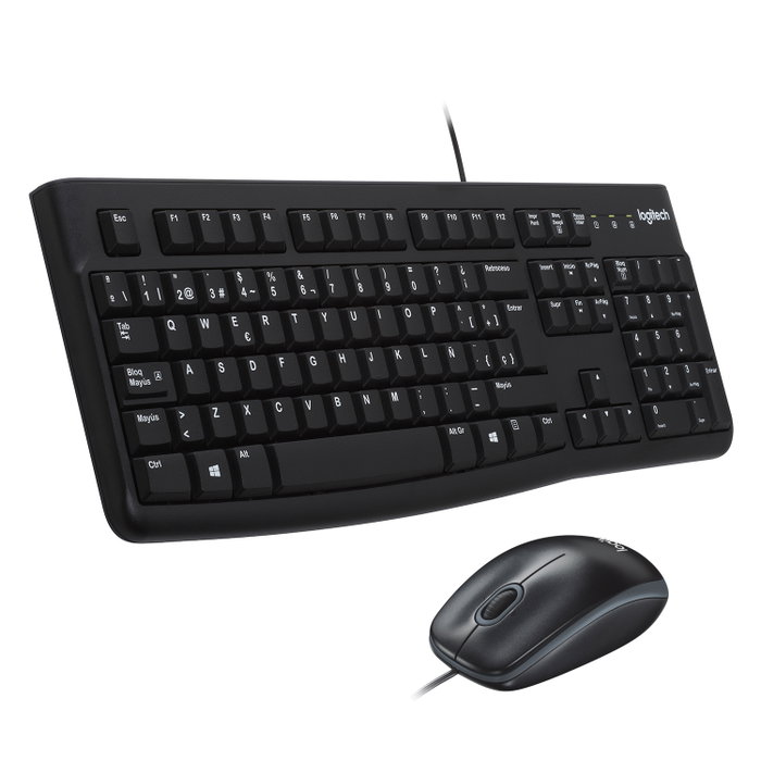 Logitech MK120 Combo de Teclado y Ratón USB Negro Logitech MK120 Combo de Teclado y Ratón USB Negro