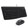 Logitech MK120 Combo de Teclado y Ratón USB Negro