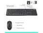 Logitech MK120 Combo de Teclado y Ratón USB Negro
