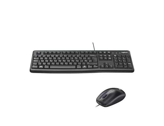 Logitech MK120 Combo de Teclado y Ratón USB Negro