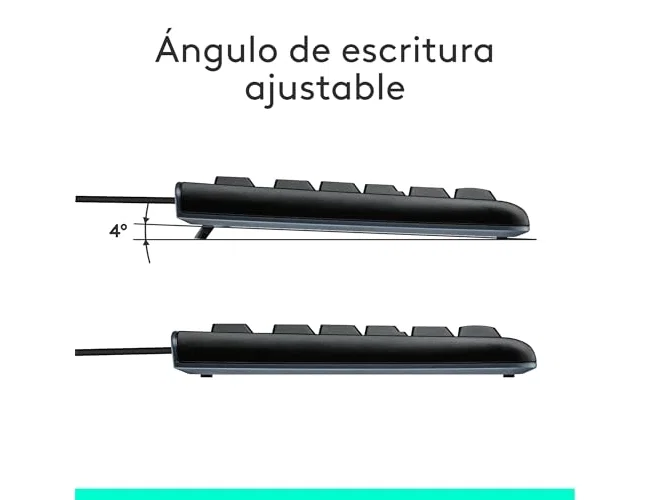 Logitech MK120 Combo de Teclado y Ratón USB Negro