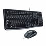 Logitech MK120 Combo de Teclado y Ratón USB Negro