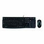 Logitech MK120 Combo de Teclado y Ratón USB Negro