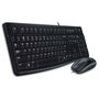 Logitech MK120 Combo de Teclado y Ratón USB Negro