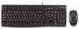 Logitech MK120 Combo de Teclado y Ratón USB Negro