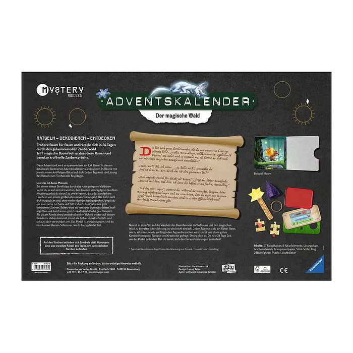 Ravensburger Mystery Adventskalender - Der magische Wald Ravensburger Mystery Adventskalender - Der magische Wald