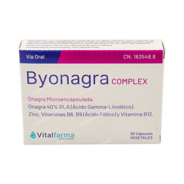 Vitalfarma Byonagra Complex 30 Cápsulas
